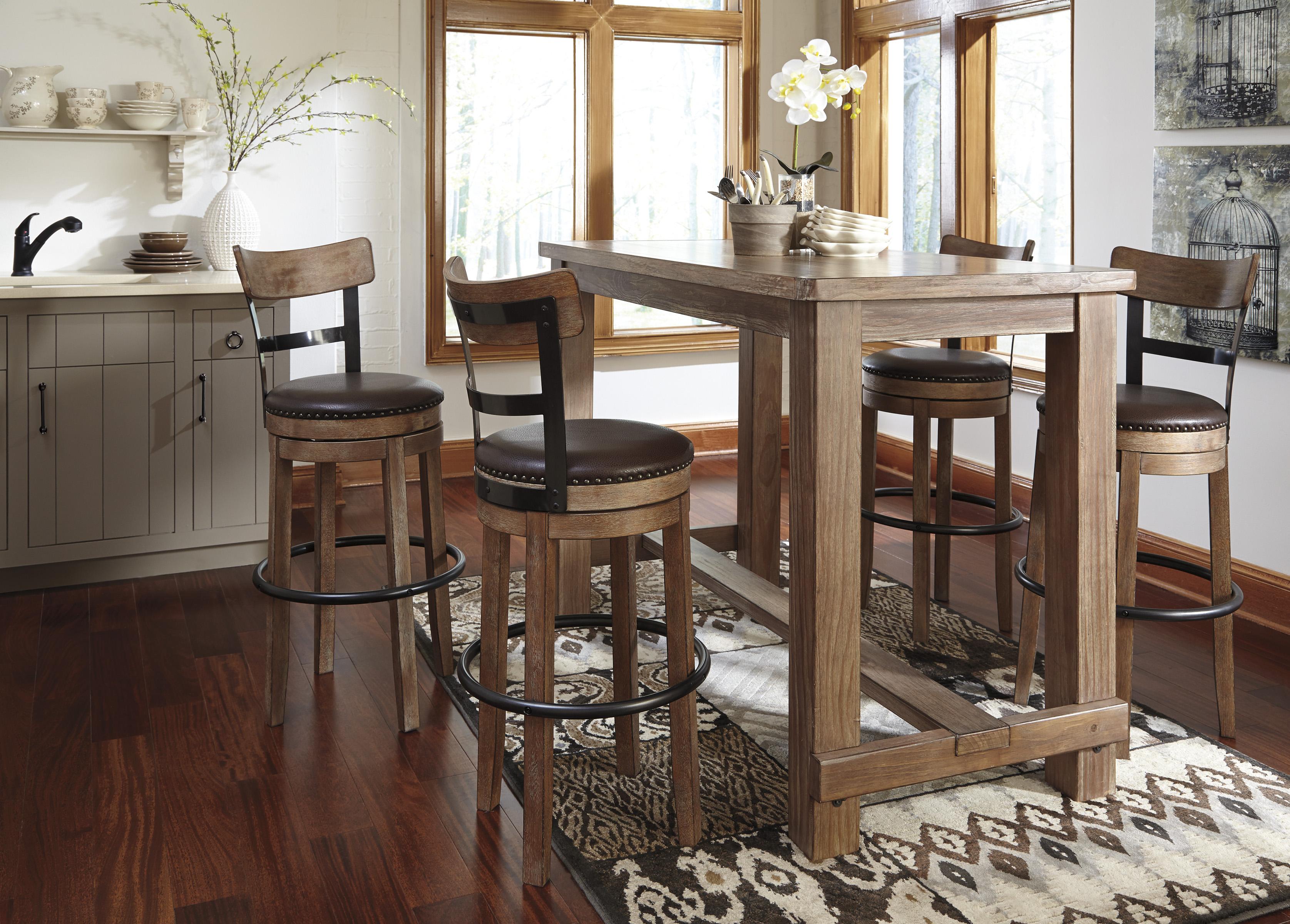 Ashley pinnadel swivel stool sale